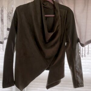 Blank NYC Sage Green Suede Jacket